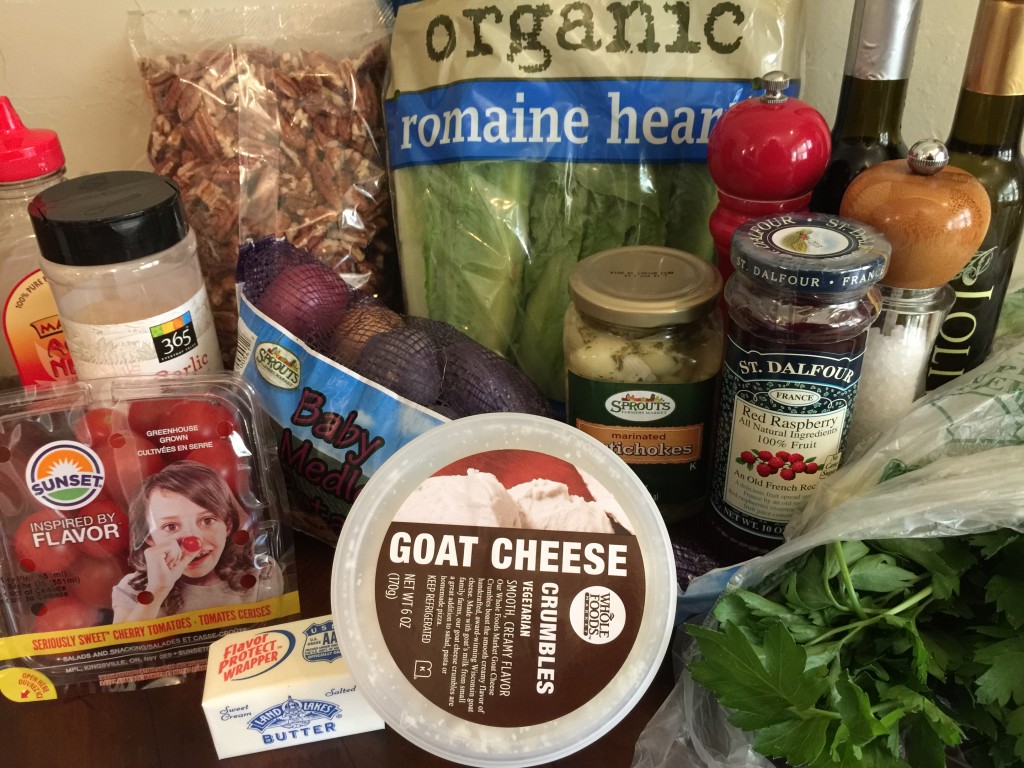 Romaine Potato Salad with Goat Cheese